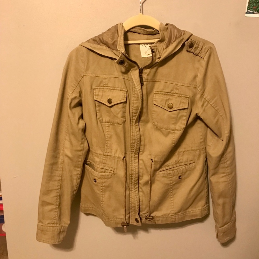 LA Hearts Khaki/Tan Utility Jacket